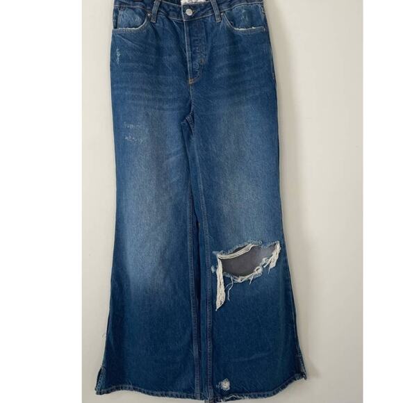 New Free People WTF CRVY Misfit Flare Jeans $128 SIZE 28 - Picture 3 of 5